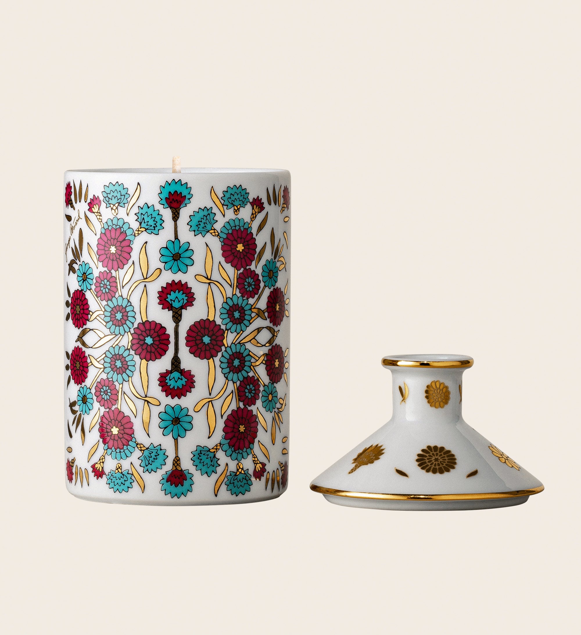 Riviera Dei Fiori Porcelain Candle